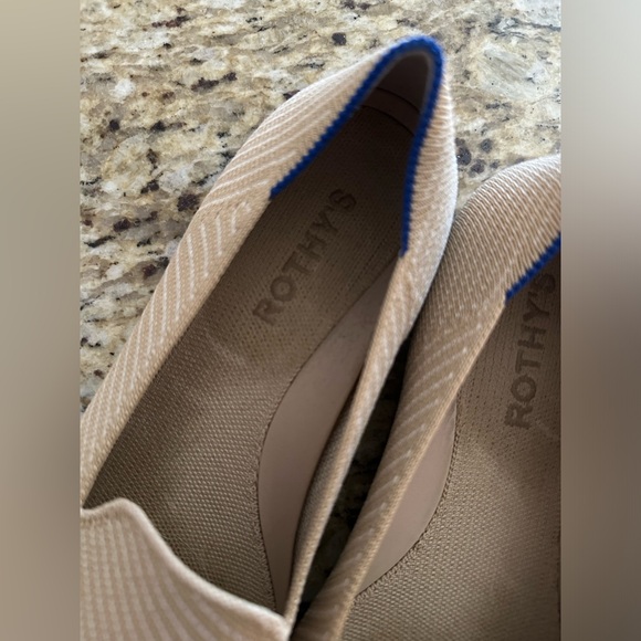 Rothy’s Almond Toe Loafer Chai Twill Size 8 - Picture 5 of 6